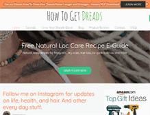 Tablet Screenshot of howtogetdreads.com
